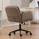 Criss Cross Swivel Desk Chair With Adjustable Armrests & Wheels For Home Office by HouseOfZazla