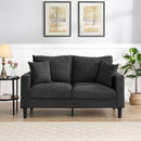 Modern Upholstered Loveseat Sofa, High Resilience by Unique Piece Furniture