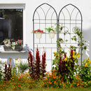 Metal Garden Trellis Rustproof Trellis For Climbing Plant, Outdoor Flower Support by HouseOfZazla