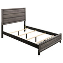 Queen Panel Bed Accents - Gray by HouseOfZazla