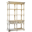 Adela - French Country Bookcase Display Storage Shelf Etageres - Antique White by HouseOfZazla
