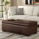 Gabbie - Coffee Table Upholstered Storage Ottoman by HouseOfZazla