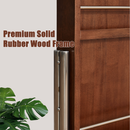 Arched Full Length Mirror with Storage Shelves & Wheels by HouseOfZazla