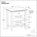 Artisan - Handcrafted Bedside Table