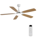Indoor Modern 52 Inch Ceiling Fan with 6-Speed Remote and LED Light by HouseOfZazla