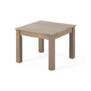 Halcyon Outdoor Side Table With Slat Design