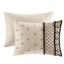 Full/Queen 3 Piece Flax and Cotton Blended Duvet Cover Set