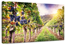 Autumn Vineyard Landscape Wall Art
