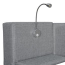 Upholstered Platform Bed With Reading Lights, Drawers, Trundle And Shelves by HouseOfZazla