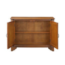 40" Console Table with Storage Shelf, Retro Entryway Table with Adjustable Storage Shelf, Sofa Couch Table for Hallway, Entry Way, Living Room, Foyer, Natural Walnut