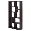 8 Shelf Geometric Bookcase
