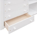 Bunk Bed With 6 Drawers And Flexible Shelves, Bottom Bed With Wheels by HouseOfZazla