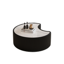 Light Sintered Stone Top Coffee Table