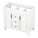 Bathroom Vanity Cabinet With 2 Soft Closing Doors And 2 Drawers by Unique Piece Furniture