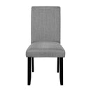 5 Piece Round Dining Table Set, Modern Table And 4 Upholstered Chairs For Dining Room by HouseOfZazla