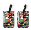 Wine and Speckled Trout Luggage Tag