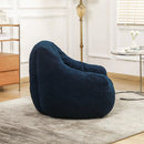 Comfy Bean Bag Chair With Memory Foam Filler, Tufted Soft by Unique Piece Furniture