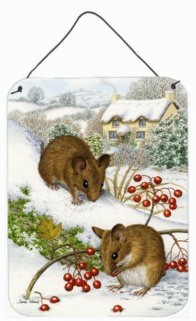 Wood Mice and Berries Wall or Door Hanging Prints ASA2028DS1216