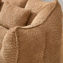 Comfortable Dual Beanbag Chair With High Resilience Foam Core For 2 People by HouseOfZazla