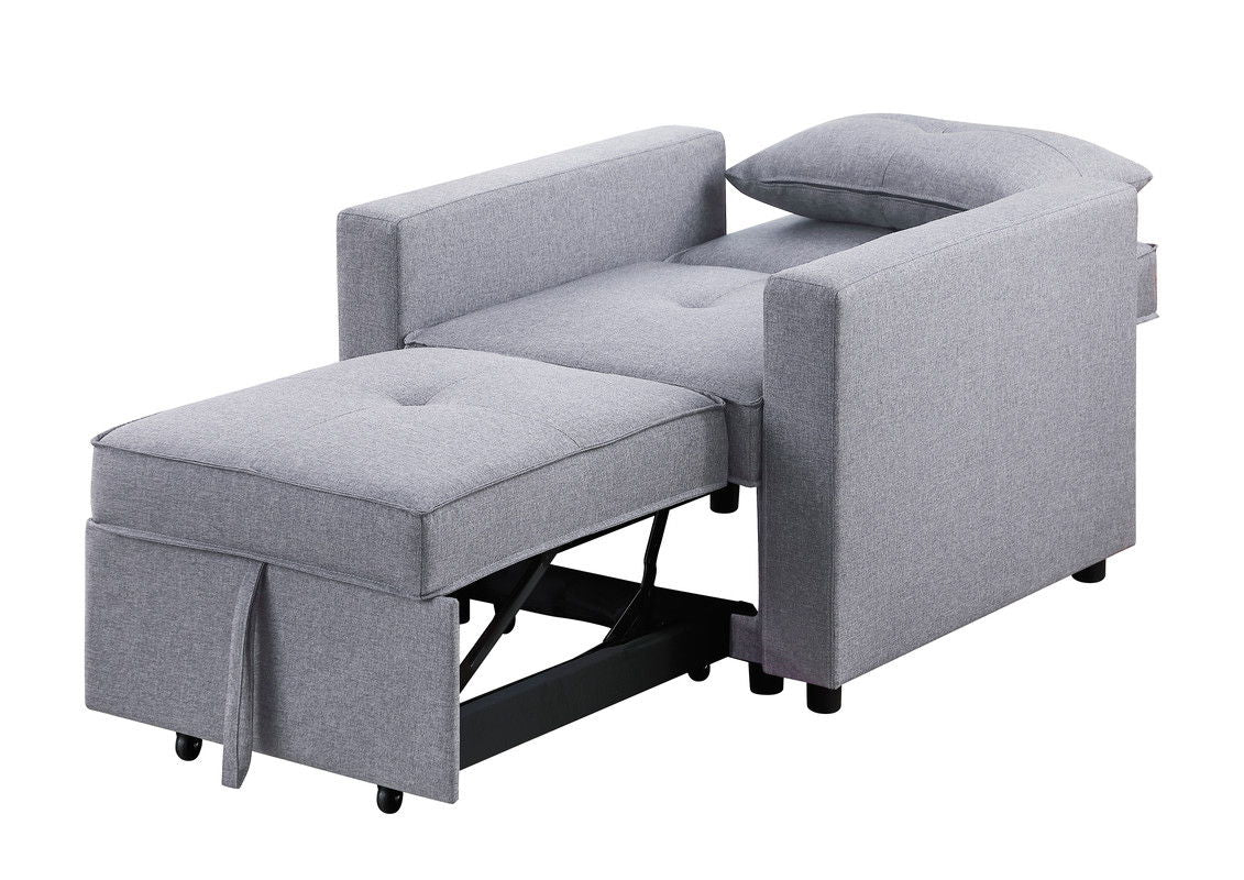 Zoey - Convertible Sleeper Chair With Side Pocket, photo 7 of 9