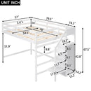 Loft Bed With Built In Storage Wardrobe And Staircase