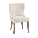 Elegant Design Dining Chair Polyester - Cream by HouseOfZazla