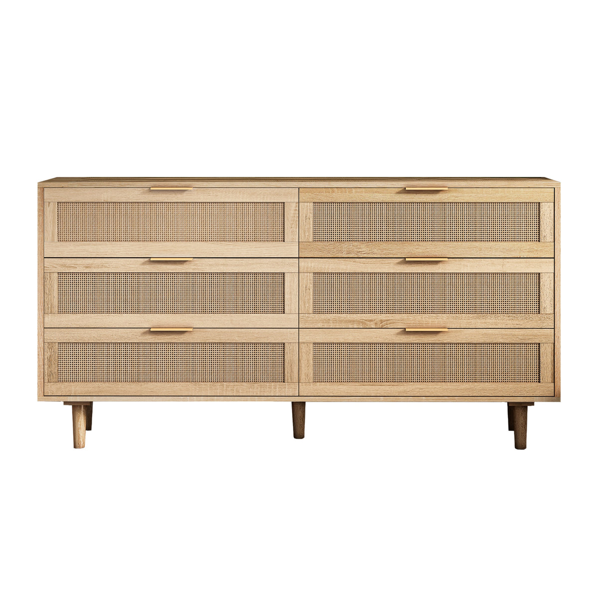 59.06" 6-Drawers Rattan Storage Cabinet, photo 5 of 10