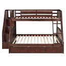 Bunk Bed With Drawers, Ladder And Storage Staircase by Unique Piece Furniture