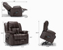 Electric Power Massage Recliner Chair by Unique Piece Furniture