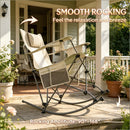 Set of 2 Rocking Park Chairs - Portable Folding Camping Chairs by HouseOfZazla