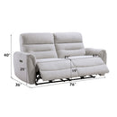 Eastre - Power Motion Sofa With USB Port - Beige Chenille by Unique Piece Furniture