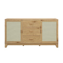 Sheridan - Modern Cane Design Sideboard by HouseOfZazla