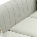 FX-P82B-BE (834-3 Sofa) Velvet 3-Seater Sofa by HouseOfZazla