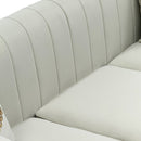 Modern Velvet Upholstered Sofa Set of 2