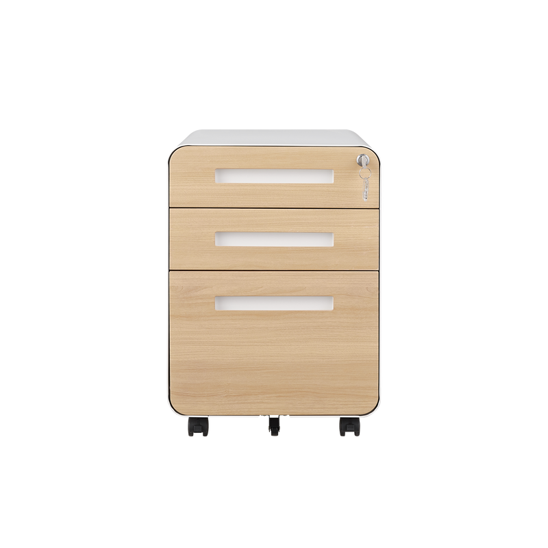 3 Drawer Mobile File Cabinet Under Desk Office,Simple Style Versatile Storage Cabinet for Legal/Letter/A4 Files, 5 Wheel Design Anti-Tilting Cold Rolled Steel Waterproof Moisture-Proof Black