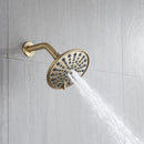 6 In. 6-Spray Balancing Shower Head Shower Faucet