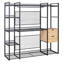 Open Style Wardrobe With Hanging Rails, Shelves And Drawers by Unique Piece Furniture