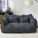 Comfortable Dual Beanbag Chair With High Resilience Foam Core For 2 People by HouseOfZazla