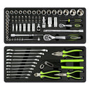 465-Piece Mechanics Tool Set with 3-Drawer Heavy Duty Metal Box Repair Tool Kit by HouseOfZazla