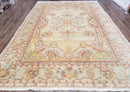 6x9 Turkish Oushak Rug, Wool Rug, Hand Knotted