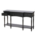 Retro Console Table With 3 Soft Close Drawers by HouseOfZazla