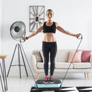 Vibration Exercise Machine With Resistant Bands Remote Control Whole Body Vibration Platform Workout Equipment Home Fitness Training Equipment For Wei