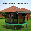 12' Recreational Kids Trampoline With Safety Enclosure Net & Ladder, Outdoor Recreational Trampolines by HouseOfZazla