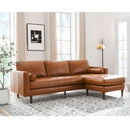 Mid-Century Tufted Sectional With Reversible Chaise by HouseOfZazla