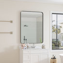 Wall Mirror Rectangular Mirror Metal Framed Mirror Vanity Mirror Dressing Mirror, For Bathroom, Living Room, Bedroom by Unique Piece Furniture