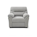 Hamilton - Chair With Hand Applied Nailhead Trim And Pillow Top Arm Cushions by HouseOfZazla