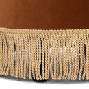 Yolanda 24" Round Upholstered Accent Ottoman