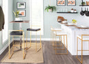 Fuji - Contemporary / Glam & Quality Construction Barstool by Unique Piece Furniture