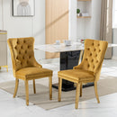 Nikki - Modern, High-End Tufted Dining Chair (Set of 2) by HouseOfZazla