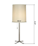 Ascent 1 Light Table Lamp in Polished Chrome TT5230-26 by Trend Lighting